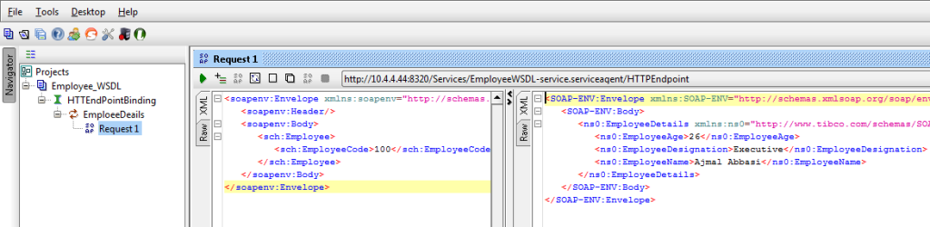 TIBCO SOAP Web Service Development Step by Step Tutorial