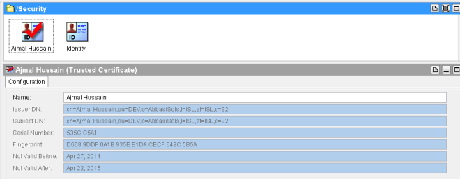 TIBCO SSL Certificate: Use Self Signed SSL Certificates