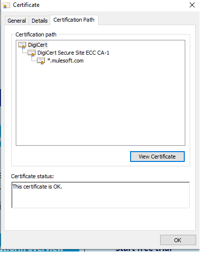 SSL Certificate Chain: SSL/TLS Concepts: SSL Chain of Trust