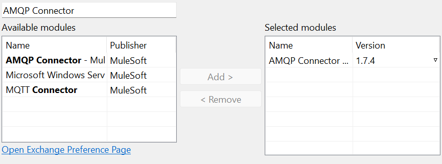 MuleSoft RabbitMQ Integration: AMQP Connector AnyPoint Exchange